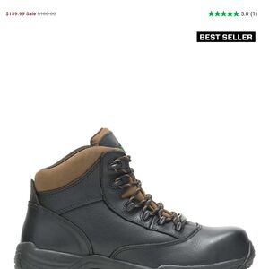 6" Hiker Composite Toe Boots - Black and Brown